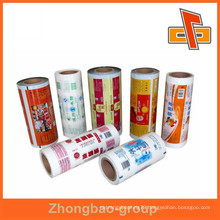 Factory direct sale packaging alminium multi color laminating film roll bags